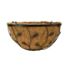 Smart Garden Leaf Natural Round Coco Liner Hanging Basket, 40cm -Gardens and Outdoor smart garden leaf natural round coco liner hanging basket 40cm5050642051354 01c bq
