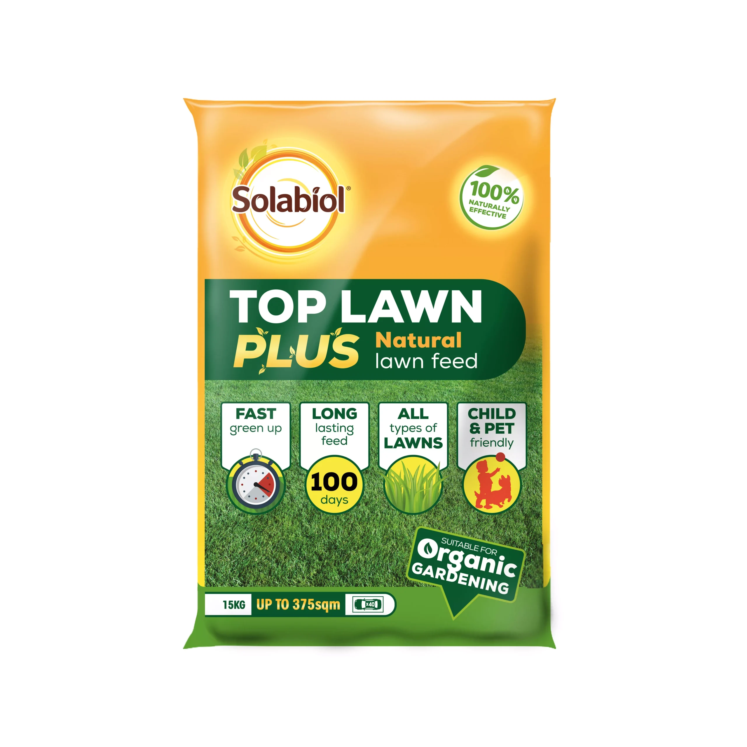 Solabiol Top Lawn Plus Lawn Treatment 375m² 15kg 3 Solabiol Top Lawn Plus Lawn Treatment 375m² 15kg