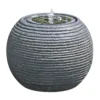 Solar-powered Spherical Water Feature (H)30cm -Gardens and Outdoor solar powered spherical water feature h 30cm5053844311899 01c bq