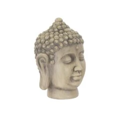 Terrastyle Cream Buddha Head Garden Ornament (H)26cm -Gardens and Outdoor terrastyle cream buddha head garden ornament h 26cm5021346520484 03c bq
