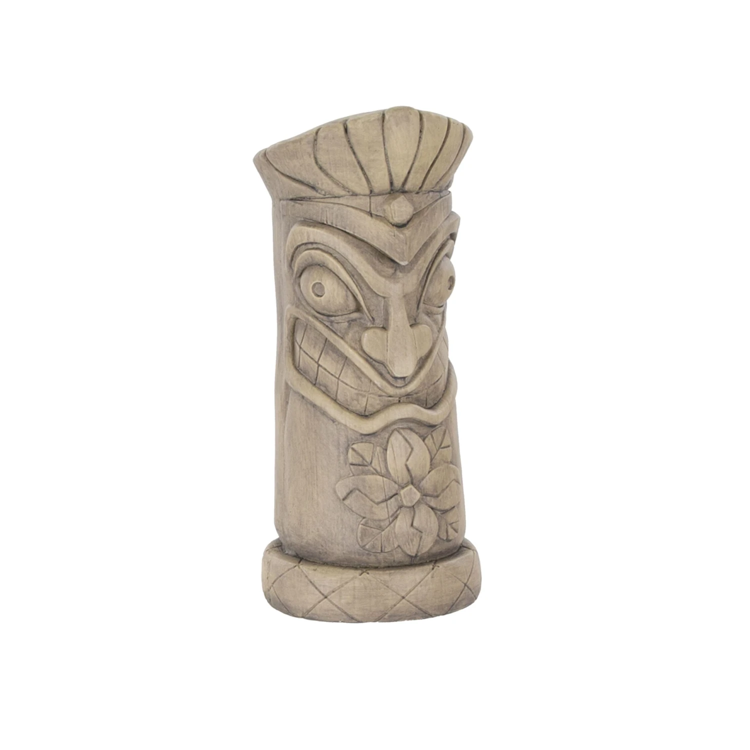 Terrastyle Cream Tikki Totem Garden Ornament (H)32cm 5 Terrastyle Cream Tikki Totem Garden Ornament (H)32cm - Image 3