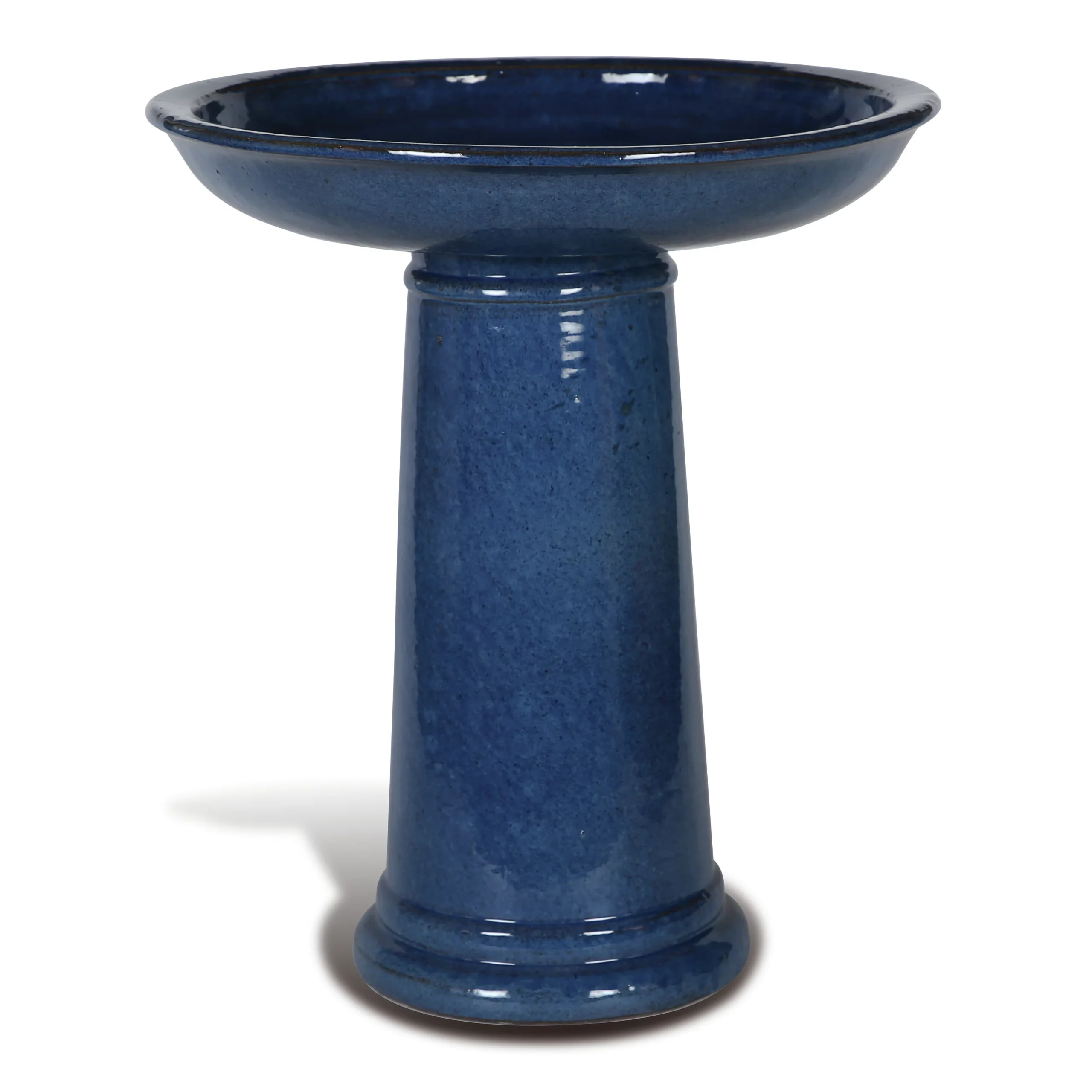Terrastyle Glazed Bird Bath (H)48cm 3 Terrastyle Glazed Bird Bath (H)48cm