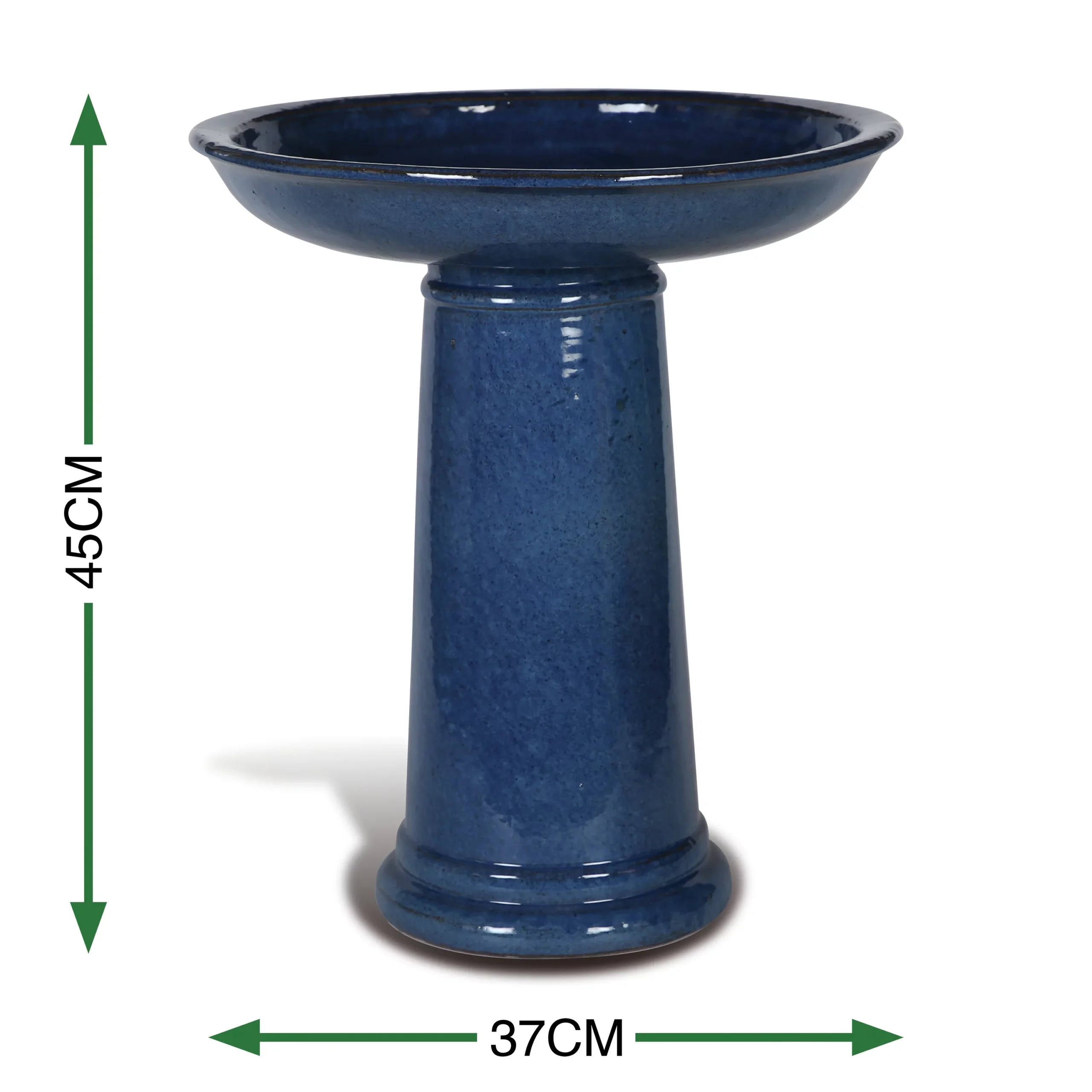 Terrastyle Glazed Bird Bath (H)48cm 6 Terrastyle Glazed Bird Bath (H)48cm - Image 4