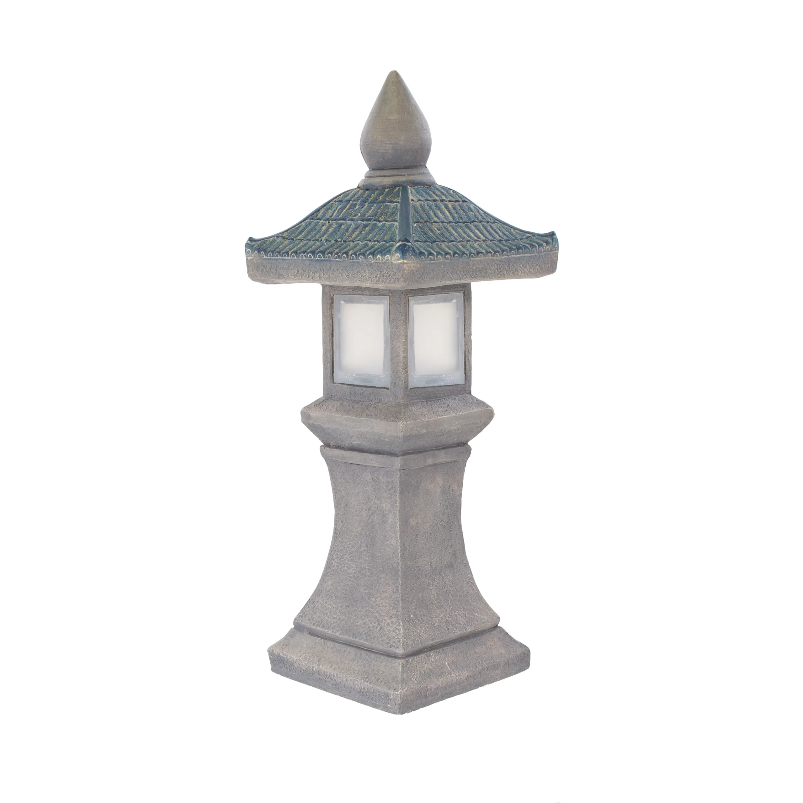Terrastyle Grey & Blue Ceramic Garden Ornament (H)82cm 3 Terrastyle Grey & Blue Ceramic Garden Ornament (H)82cm