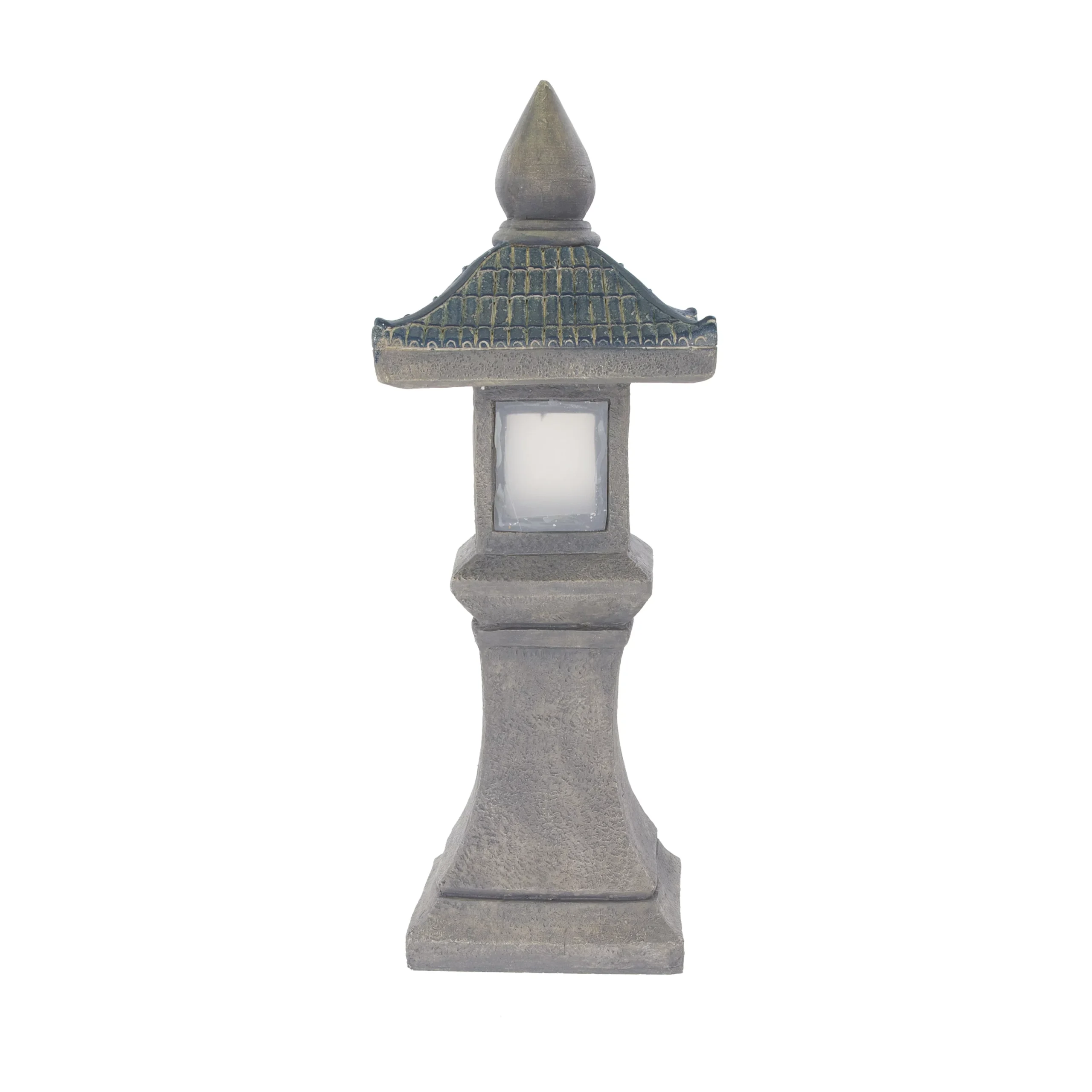 Terrastyle Grey & Blue Ceramic Garden Ornament (H)82cm 4 Terrastyle Grey & Blue Ceramic Garden Ornament (H)82cm - Image 2