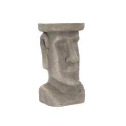 Terrastyle Grey Easter Island Head Garden Ornament (H)48.5cm 9 Terrastyle Grey Easter Island Head Garden Ornament (H)48.5cm -Gardens and Outdoor terrastyle grey easter island head garden ornament h 48 5cm5021346520217 37c bq