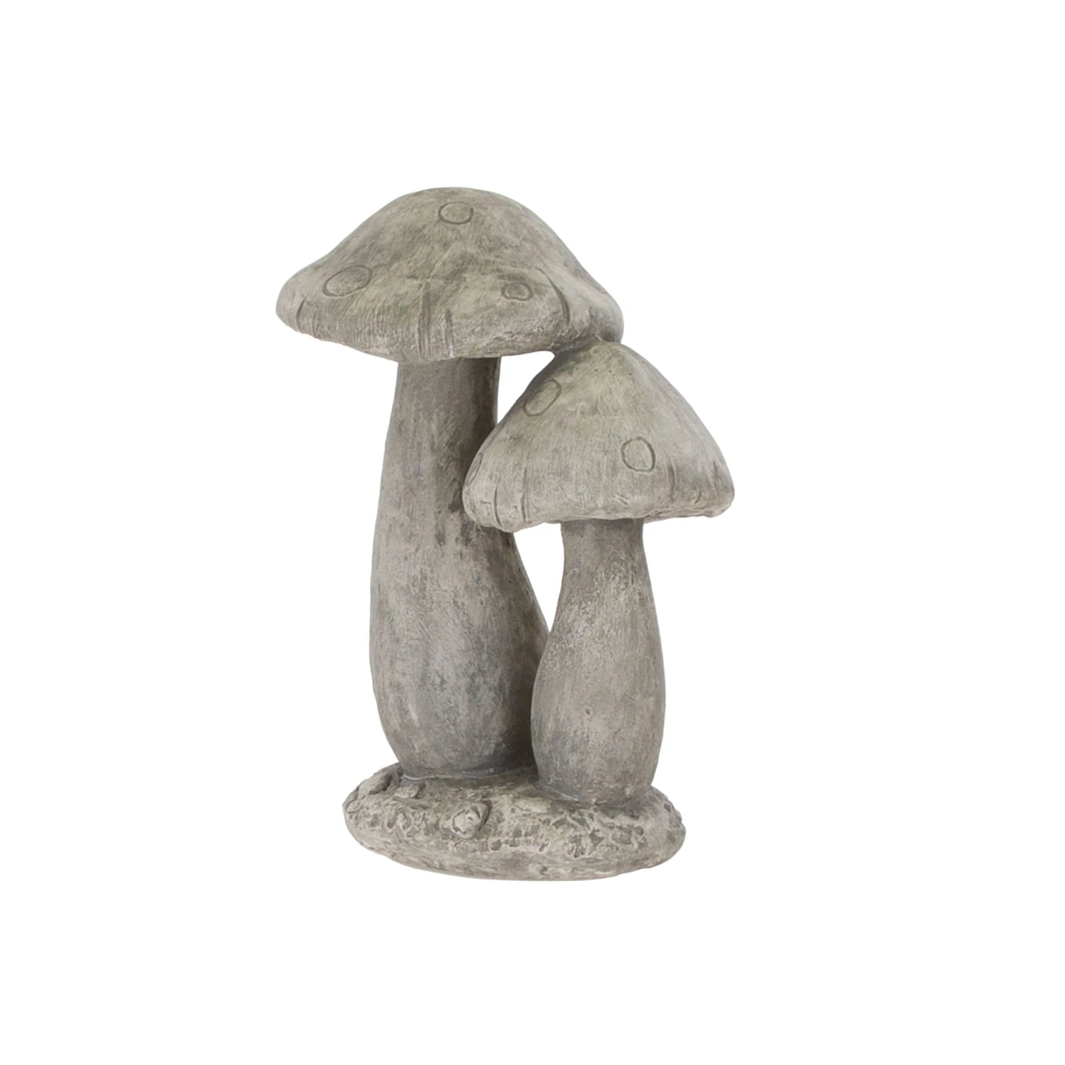 Terrastyle Grey Resin Mushroom Garden Ornament (H)37cm 3 Terrastyle Grey Resin Mushroom Garden Ornament (H)37cm