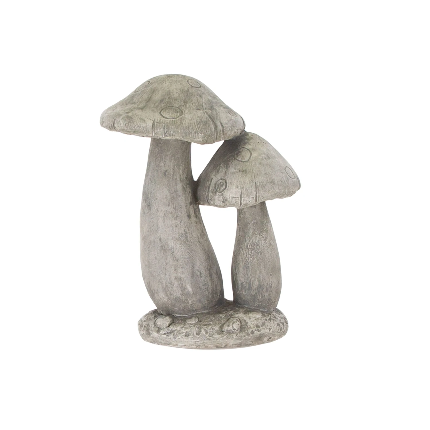 Terrastyle Grey Resin Mushroom Garden Ornament (H)37cm 5 Terrastyle Grey Resin Mushroom Garden Ornament (H)37cm - Image 3