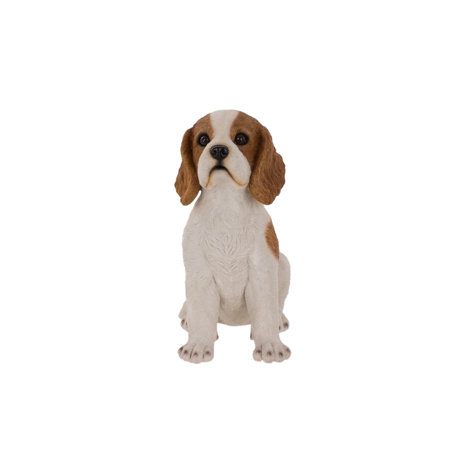 Terrastyle White, Brown Resin Spaniel Puppy Garden Ornament (H)37.8cm 3 Terrastyle White, Brown Resin Spaniel Puppy Garden Ornament (H)37.8cm