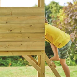 TP Toys 5.5x8 Treetops Wood Tower Playhouse Assembly Required -Gardens and Outdoor tp toys 5 5x8 treetops wood tower playhouse assembly required5021854903540 03i bq