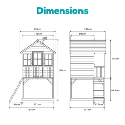 TP Toys 7.5x5 Hill Top Timber Tower Slide Playhouse Assembly Required 15 TP Toys 7.5x5 Hill Top Timber Tower Slide Playhouse Assembly Required -Gardens and Outdoor tp toys 7 5x5 hill top timber tower slide playhouse assembly required5021854803185 01t bq