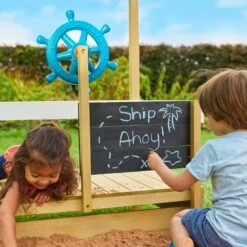 TP Toys Ahoy Wooden Playground Boat -Gardens and Outdoor tp toys ahoy wooden playground boat5021854106194 01i bq