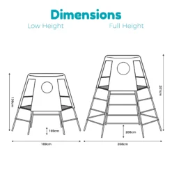 TP Toys Explorer Blue Metal Climbing Frame With Jungle Run -Gardens and Outdoor tp toys explorer blue metal climbing frame with jungle run5021854908521 01t bq
