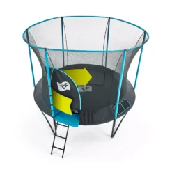 TP Toys Genius Black & Blue 10 Ft Trampoline -Gardens and Outdoor tp toys genius black blue 10 ft trampoline5021854902116 32c bq