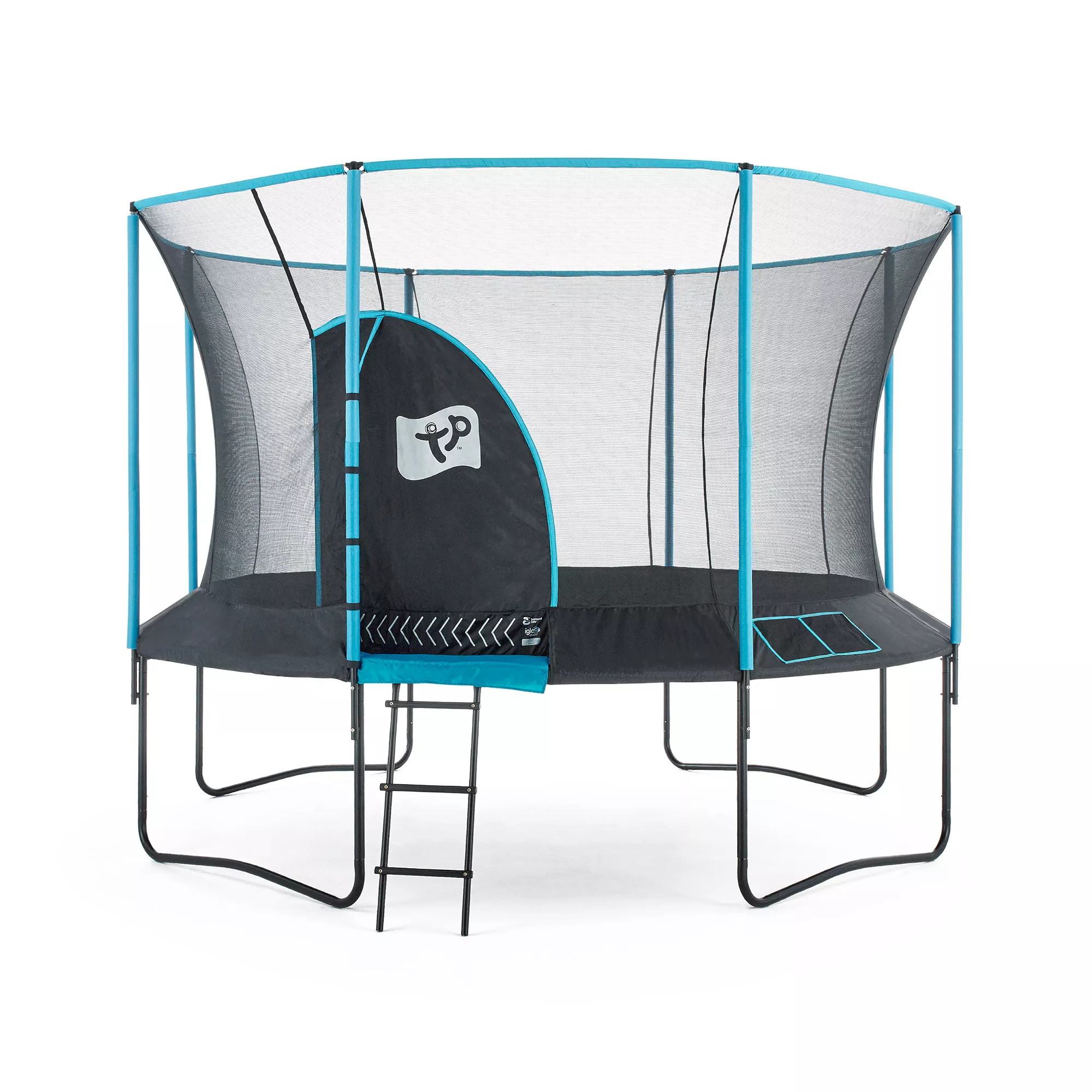 TP Toys Genius Black & Blue 12 Ft Trampoline 3 TP Toys Genius Black & Blue 12 Ft Trampoline