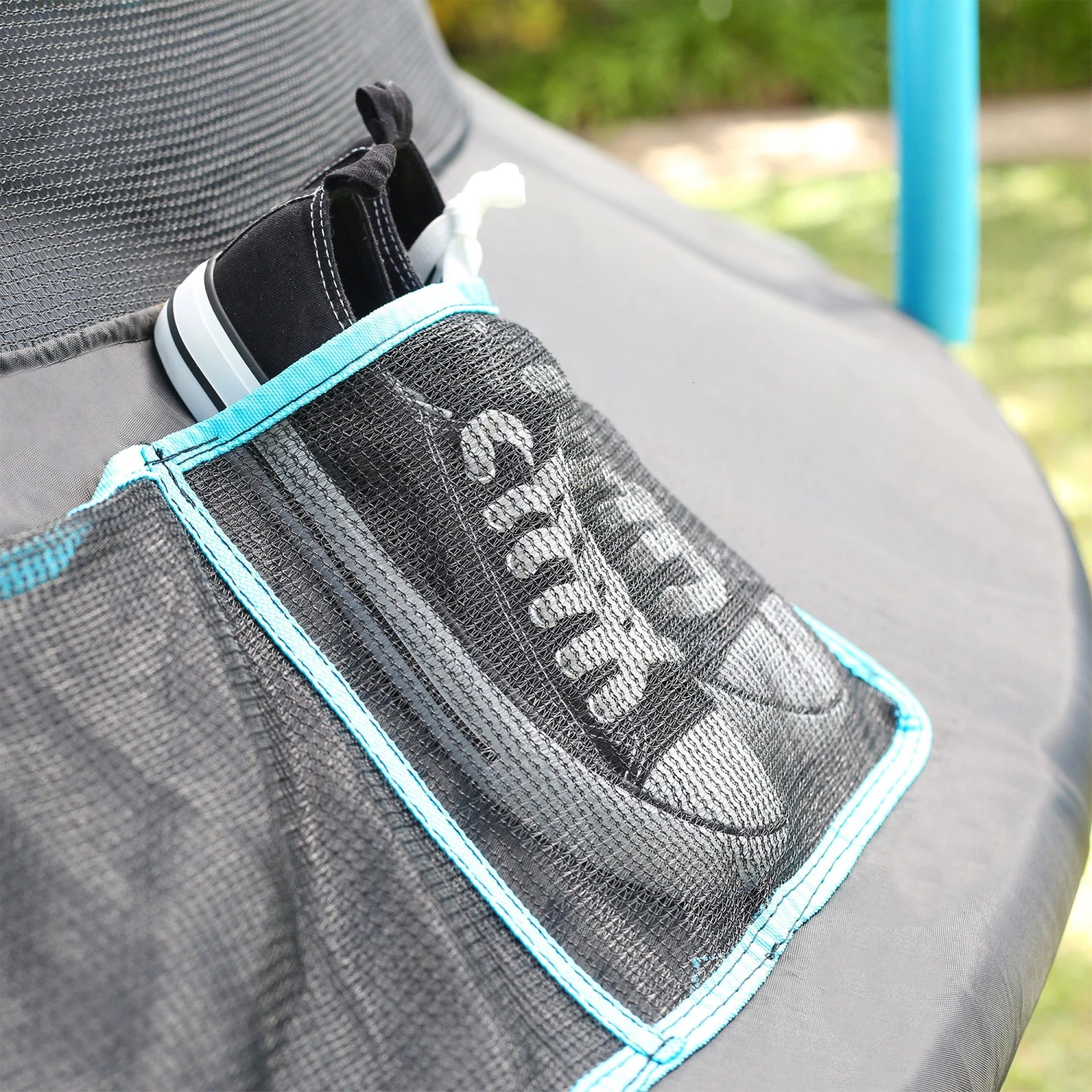 TP Toys Genius Black & Blue 12 Ft Trampoline 10 TP Toys Genius Black & Blue 12 Ft Trampoline - Image 8