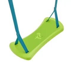 TP Toys Multi Double Green & Wood Swing & Slide (L) 2760mm X (W) 2810mm -Gardens and Outdoor tp toys multi double green wood swing slide l 2760mm x w 2810mm5021854901492 03c bq