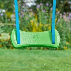 TP Toys Multi Double Green & Wood Swing & Slide (L) 2760mm X (W) 2810mm -Gardens and Outdoor tp toys multi double green wood swing slide l 2760mm x w 2810mm5021854901492 06i bq
