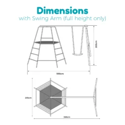 TP Toys Playhouse With Swing -Gardens and Outdoor tp toys playhouse with swing5021854918520 02t bq