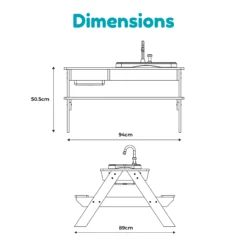 TP Toys Splash & Play Timber Sand & Water Picnic Table 17 TP Toys Splash & Play Timber Sand & Water Picnic Table -Gardens and Outdoor tp toys splash play timber sand water picnic table5021854106170 01t bq