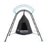 TP Toys UFO Black Metal Climbing Frame & Swing Set -Gardens and Outdoor tp toys ufo black metal climbing frame swing set5021854108488 01c bq