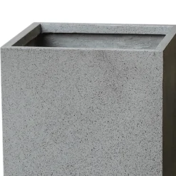 Verve Abava Grey Terrazzo Square Planter -Gardens and Outdoor verve abava grey terrazzo square planter5059340327532 36c