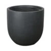 Verve Ammer Dark Grey Fibreclay Circular Plant Pot (Dia)28cm 2 Verve Ammer Dark Grey Fibreclay Circular Plant Pot (Dia)28cm -Gardens and Outdoor verve ammer dark grey fibreclay circular plant pot dia 28cm5059340327662 02c