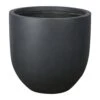 Verve Ammer Dark Grey Fibreclay Circular Plant Pot (Dia)42cm -Gardens and Outdoor verve ammer dark grey fibreclay circular plant pot dia 42cm5059340327655 02c