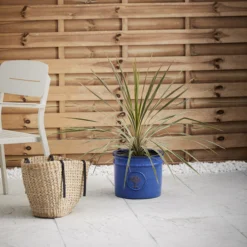 Verve Barcău Blue Ceramic Round Plant Pot (Dia)30cm -Gardens and Outdoor verve barcau blue ceramic round plant pot dia 30cm5059340327730 01i