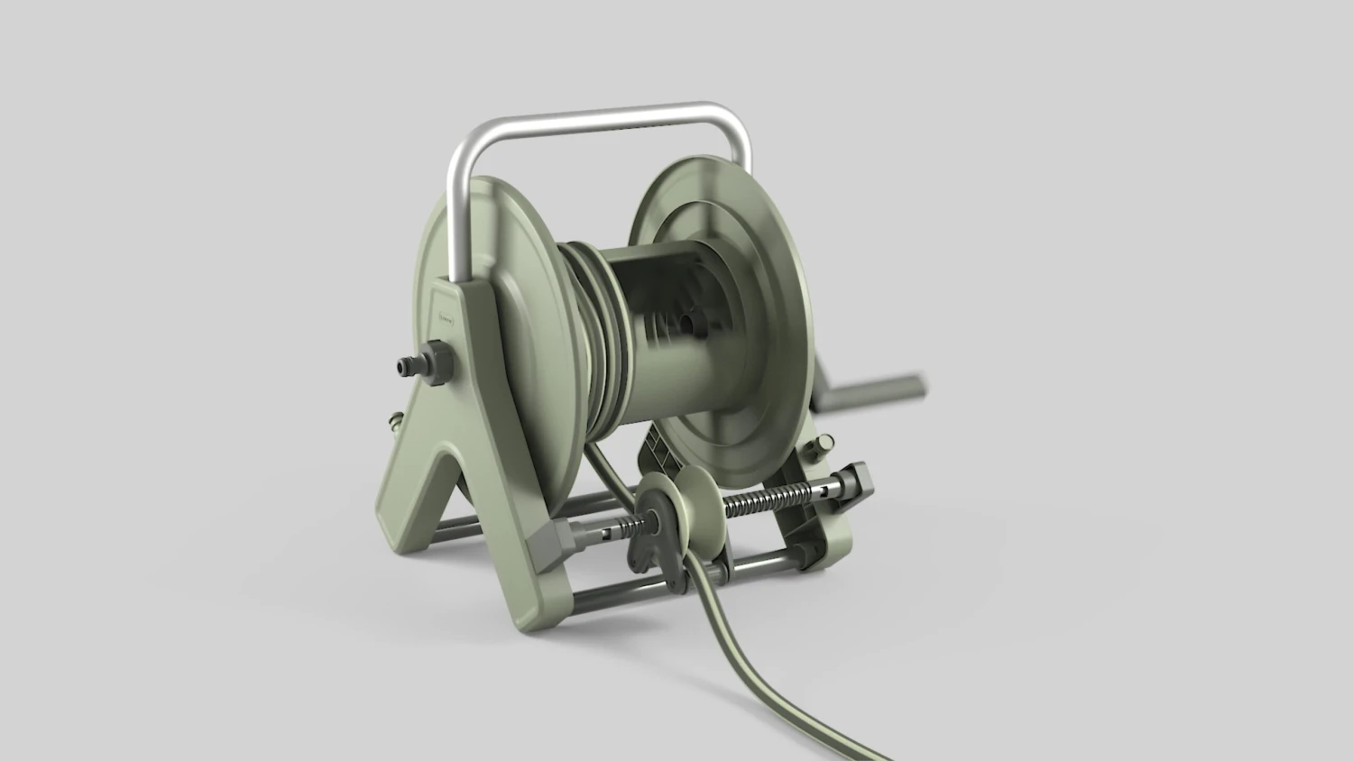 Verve Freestanding Manual Hose Reel Set (L)25m 4 Verve Freestanding Manual Hose Reel Set (L)25m - Image 2