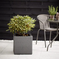 Verve Iraklia Grey Square Planter 7 Verve Iraklia Grey Square Planter -Gardens and Outdoor verve iraklia grey square planter5059340327549 01i