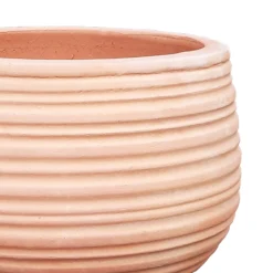 Verve Łyna Natural Terracotta Circular Plant Pot (Dia)36cm -Gardens and Outdoor verve lyna natural terracotta circular plant pot dia 36cm5059340327594 36c