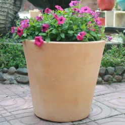 Verve Mali White Washed Terracotta White Washed Circular Plant Pot (Dia)53cm -Gardens and Outdoor verve mali white washed terracotta white washed circular plant pot dia 53cm3663602701330 02bq