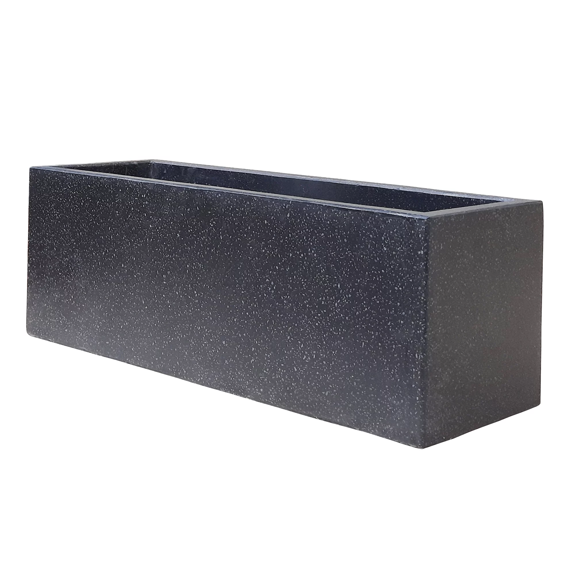 Verve Nore Dark Grey Rectangular Trough 3 Verve Nore Dark Grey Rectangular Trough
