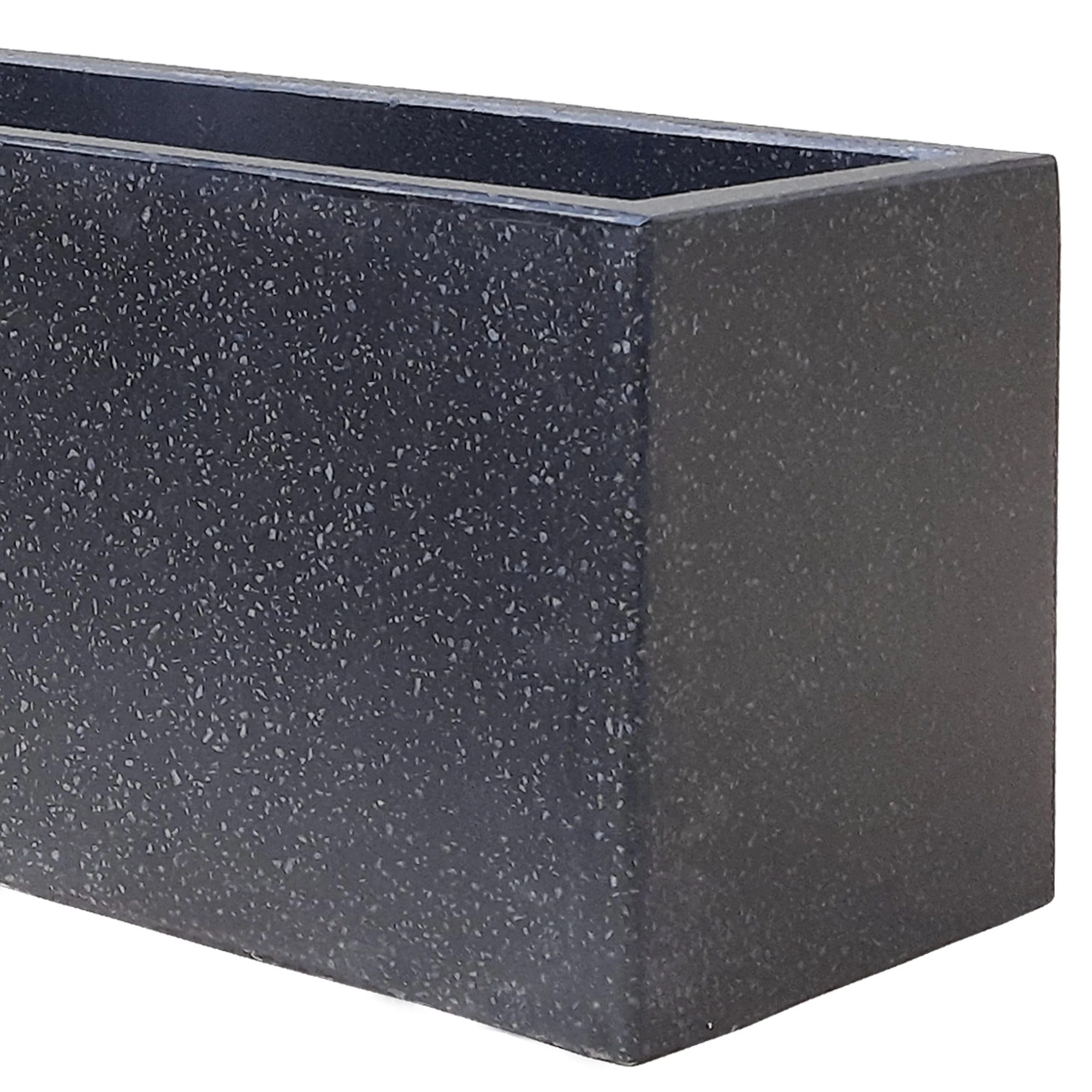 Verve Nore Dark Grey Rectangular Trough 4 Verve Nore Dark Grey Rectangular Trough - Image 2