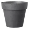 Verve Nurgul Dark Grey Polypropylene (PP) Round Plant Pot (Dia)79cm -Gardens and Outdoor verve nurgul dark grey polypropylene pp round plant pot dia 79cm5059340341712 02c