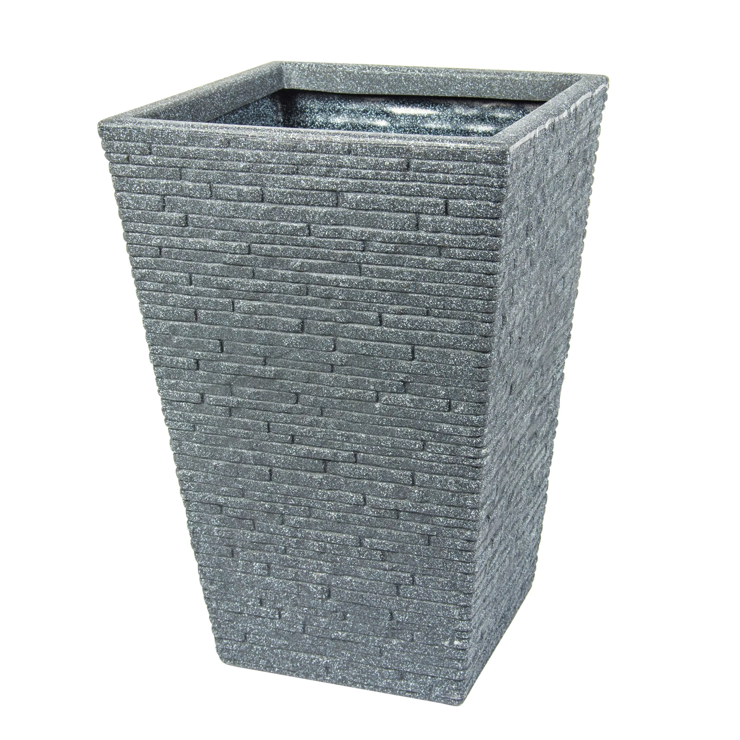 Verve Sinni Grey Square Planter 3 Verve Sinni Grey Square Planter