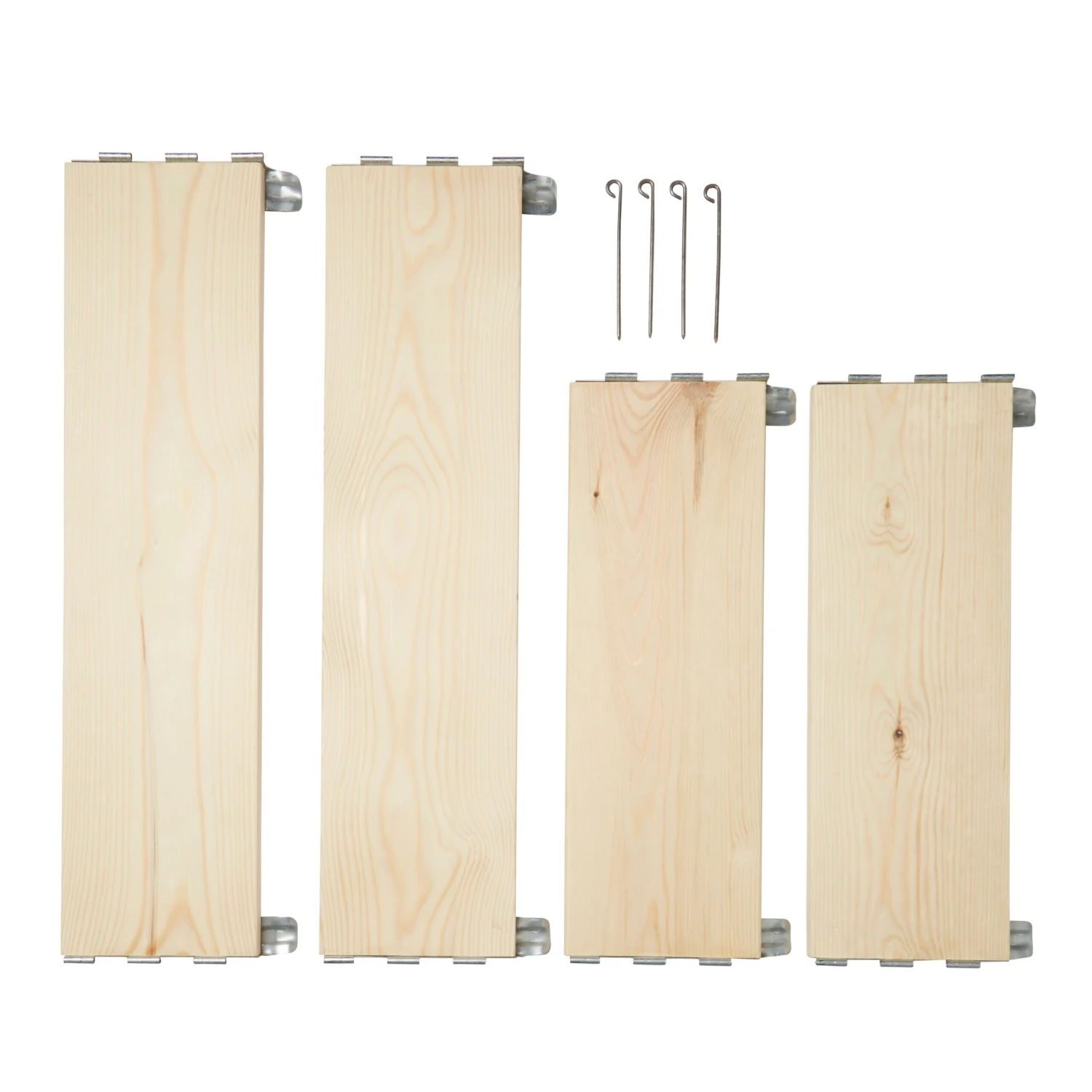 Verve Small Pine & Steel Rectangular Raised Bed Kit 0.48m² 4 Verve Small Pine & Steel Rectangular Raised Bed Kit 0.48m² - Image 2