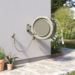 Verve Wall-mounted Auto Hose Reel Set (L)35m -Gardens and Outdoor verve wall mounted auto hose reel set l 35m5059340250977 01i