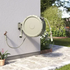 Verve Wall-mounted Auto Hose Reel Set (L)35m -Gardens and Outdoor verve wall mounted auto hose reel set l 35m5059340250977 04i