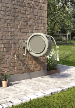 Verve Wall-mounted Auto Hose Reel Set (L)35m -Gardens and Outdoor verve wall mounted auto hose reel set l 35m5059340250977 08i