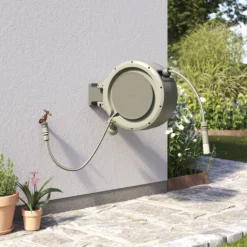 Verve Wall-mounted Manual Hose Reel Set (L)25m -Gardens and Outdoor verve wall mounted manual hose reel set l 25m5059340250991 01i