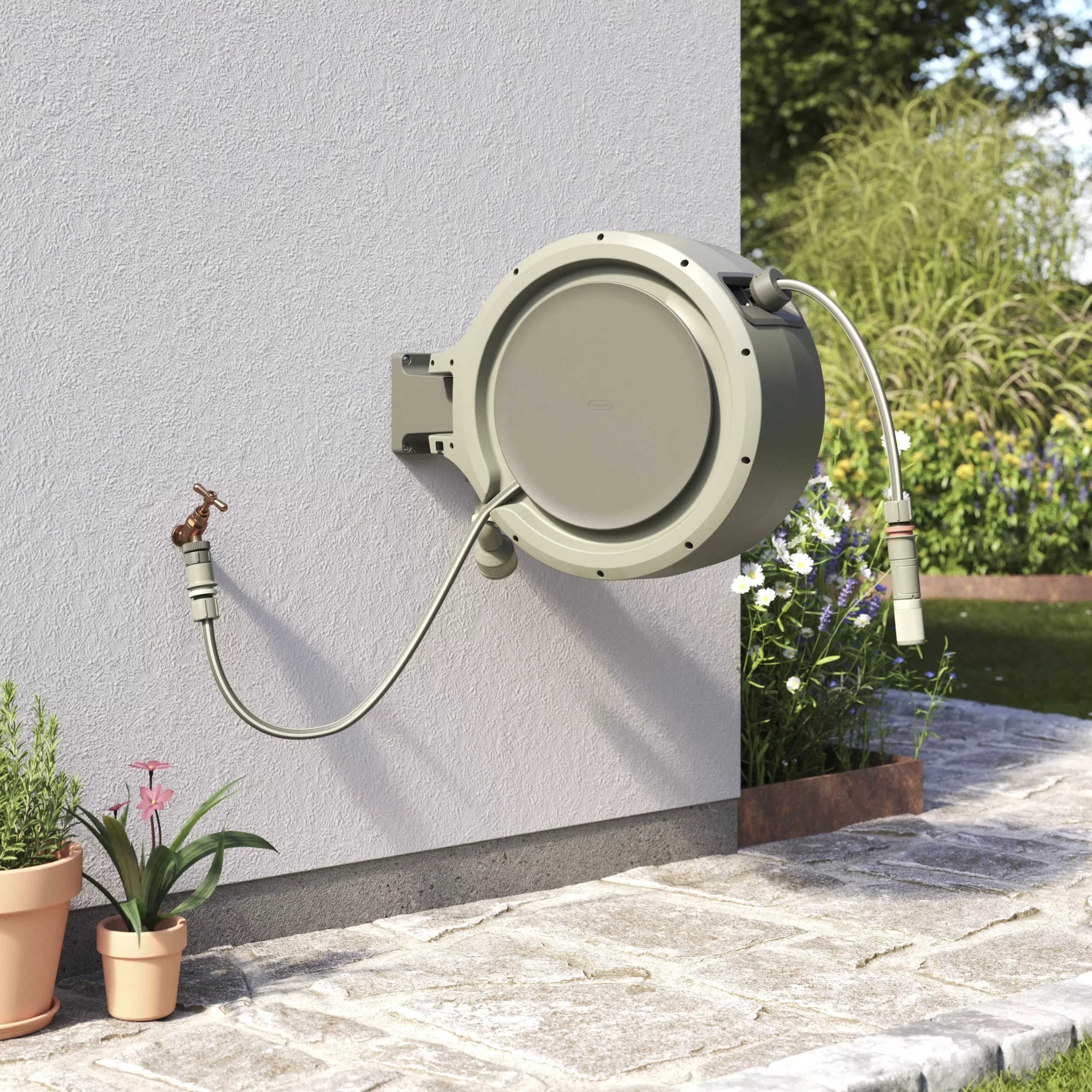 Verve Wall-mounted Manual Hose Reel Set (L)40m 5 Verve Wall-mounted Manual Hose Reel Set (L)40m - Image 3