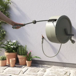 Verve Wall-mounted Manual Hose Reel Set (L)40m 14 Verve Wall-mounted Manual Hose Reel Set (L)40m -Gardens and Outdoor verve wall mounted manual hose reel set l 40m5059340251004 03i