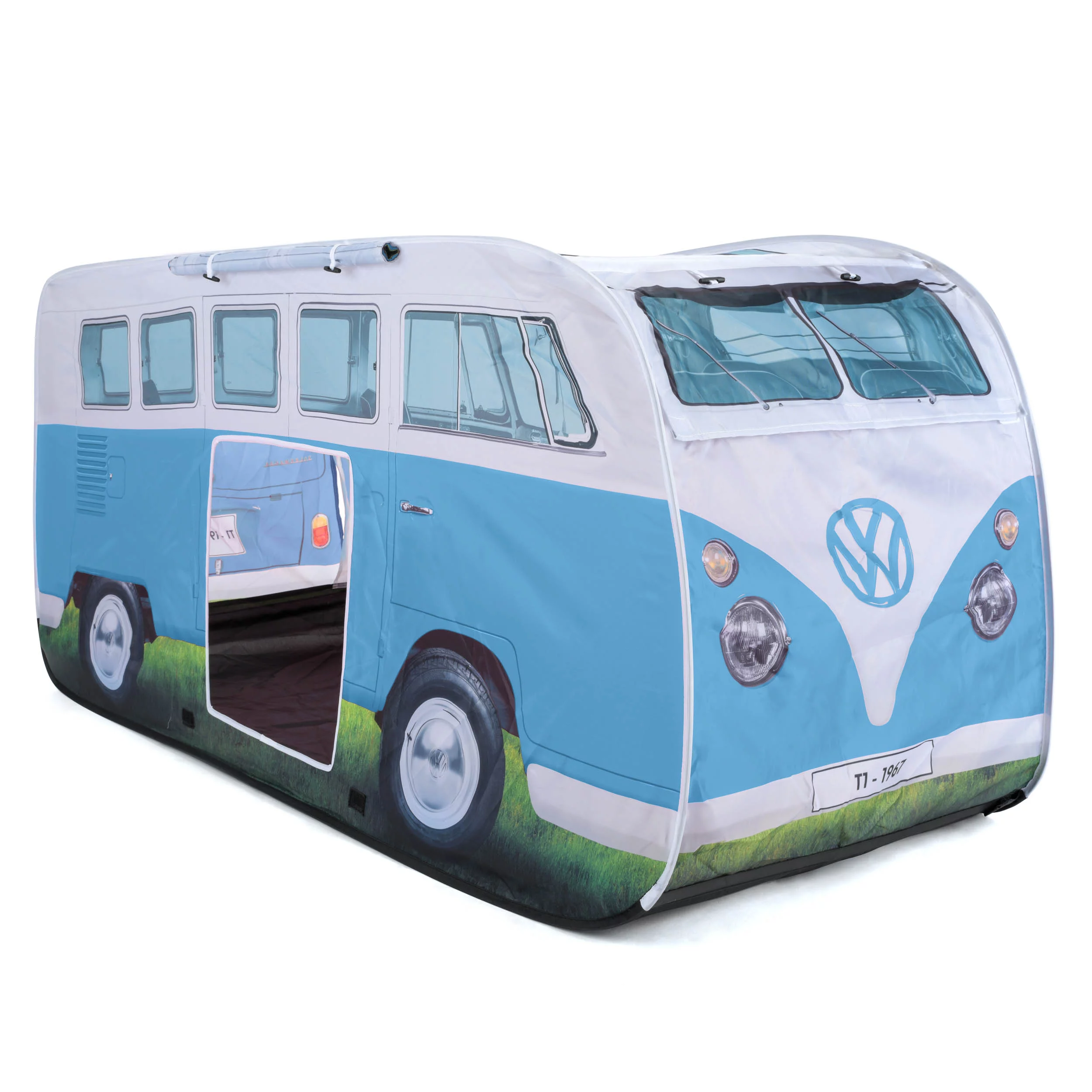 Volkswagen Blue Camper Van Pop Up Tent 4 Volkswagen Blue Camper Van Pop Up Tent - Image 2