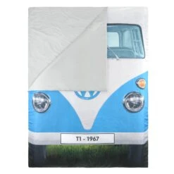 Volkswagen Camping Red & Blue Small Double Sleeping Bag -Gardens and Outdoor volkswagen camping red blue small double sleeping bag5031470224943 03c bq