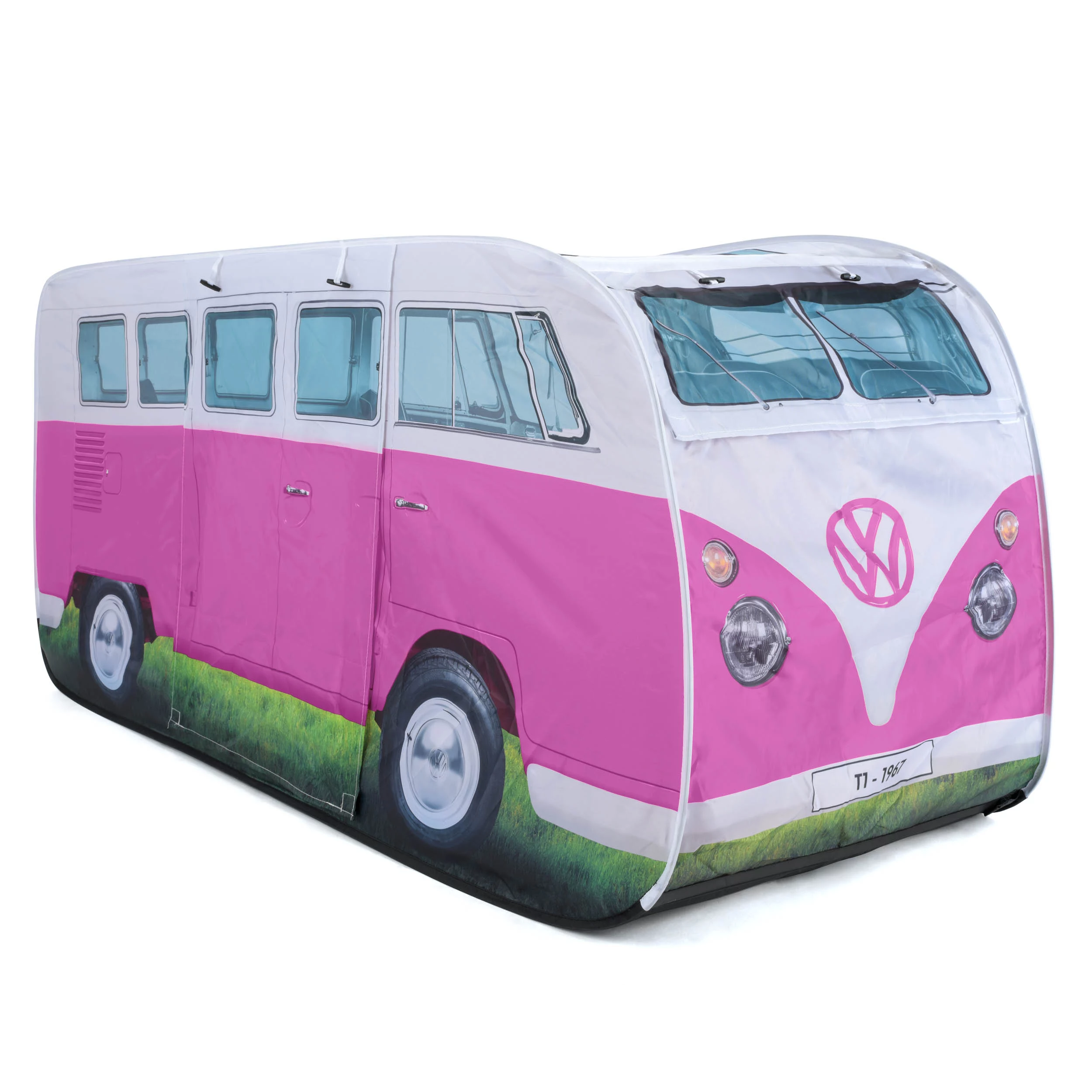 Volkswagen Pink Camper Van Pop Up Tent 3 Volkswagen Pink Camper Van Pop Up Tent