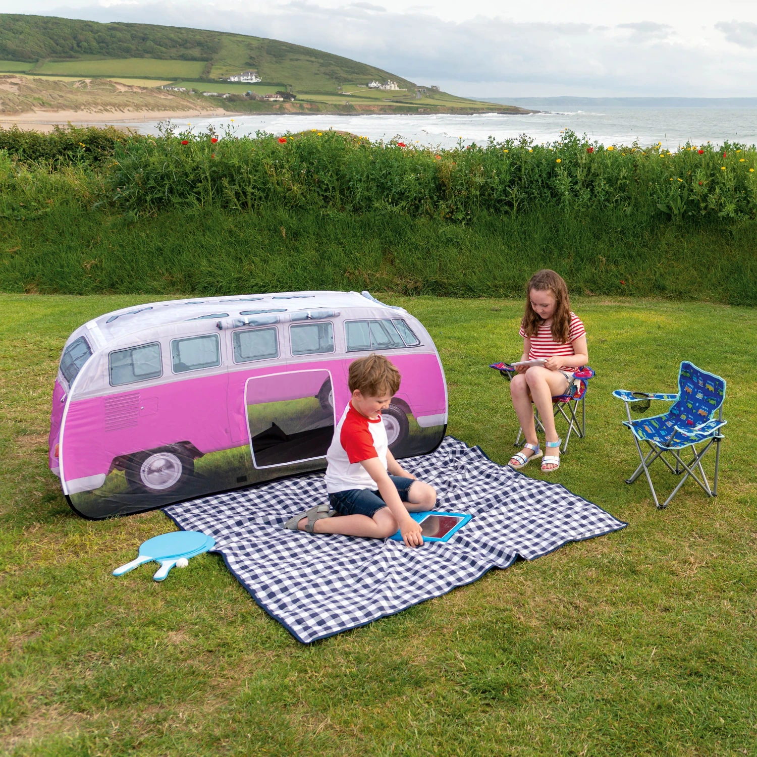 Volkswagen Pink Camper Van Pop Up Tent 13 Volkswagen Pink Camper Van Pop Up Tent - Image 11