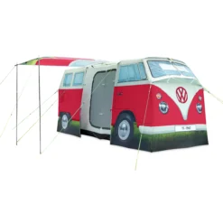 Volkswagen Red Camper Van Quick Pitch Tent -Gardens and Outdoor volkswagen red camper van quick pitch tent5031470224820 03c bq