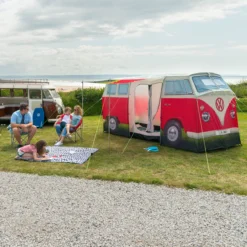 Volkswagen Red Camper Van Quick Pitch Tent -Gardens and Outdoor volkswagen red camper van quick pitch tent5031470224820 05i bq